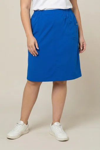 Gonna blu fiordaliso