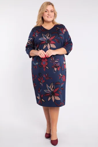copia di Abito blu navy con finiture dorate