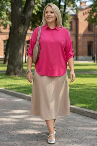 camicia rosa