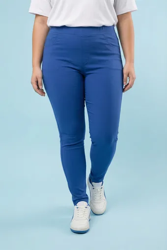 Pantaloni blu fiordaliso