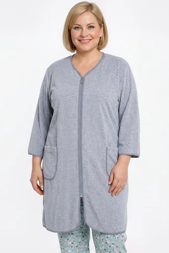 accappatoio in velluto blu navy