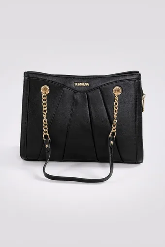 copia di Borsa turchese con elementi dorati