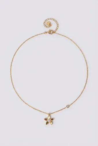 Grande Collana di corallo nero e oro con orecchini