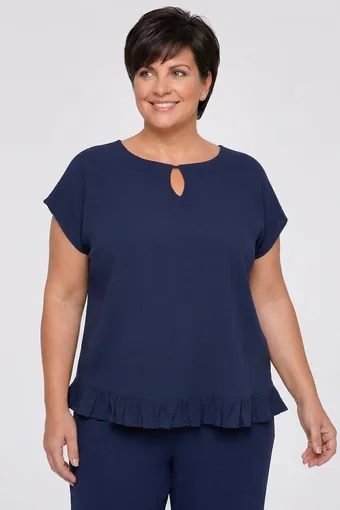 copia di Camicia a cinture blu e bianche