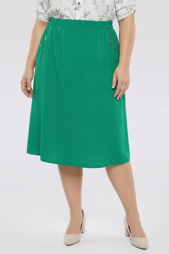 copia di copia di Gonna blu navy con motivo bianco