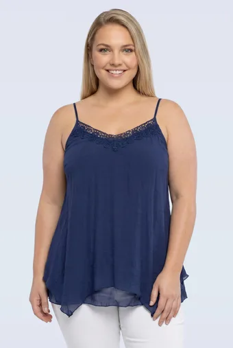 canotta blu navy