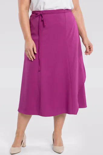 copia di copia di Gonna blu navy con fiori rosa