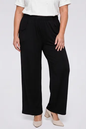copia di Pantaloni neri con bottoni dorati e neri