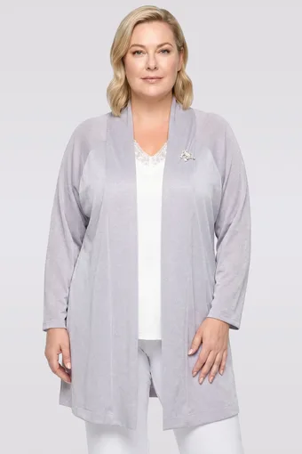 cardigan marrone