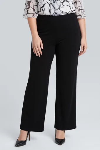Pantaloni neri con una fantasia discreta