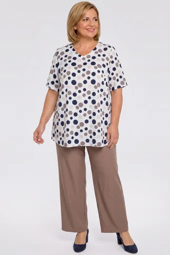 coordinato con pantaloni, motivi sottili