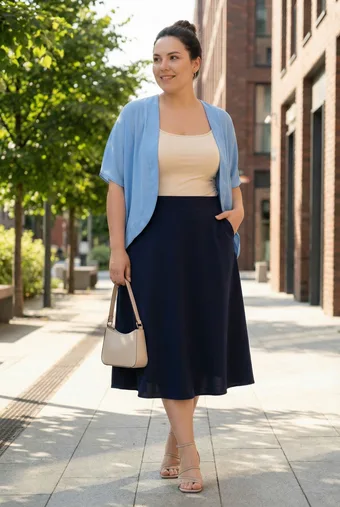 cardigan blu